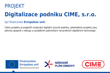 DIGITALIZACE PODNIKU CIME, S.R.O.