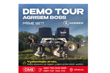 AGRISEM BOSS – předváděcí secí stroj pro všechny podmínky
