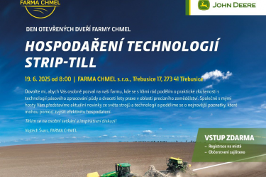 Zveme vás na Den otevřených dveří na Farmě Chmel s.r.o.