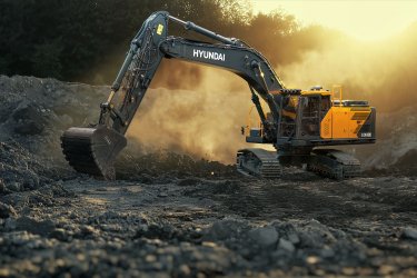 Síla, přesnost a inteligentní technologie: přichází nová generace rypadel Hyundai HX360L a HX400L