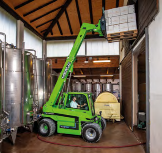 Teleskopický výložník Merlo